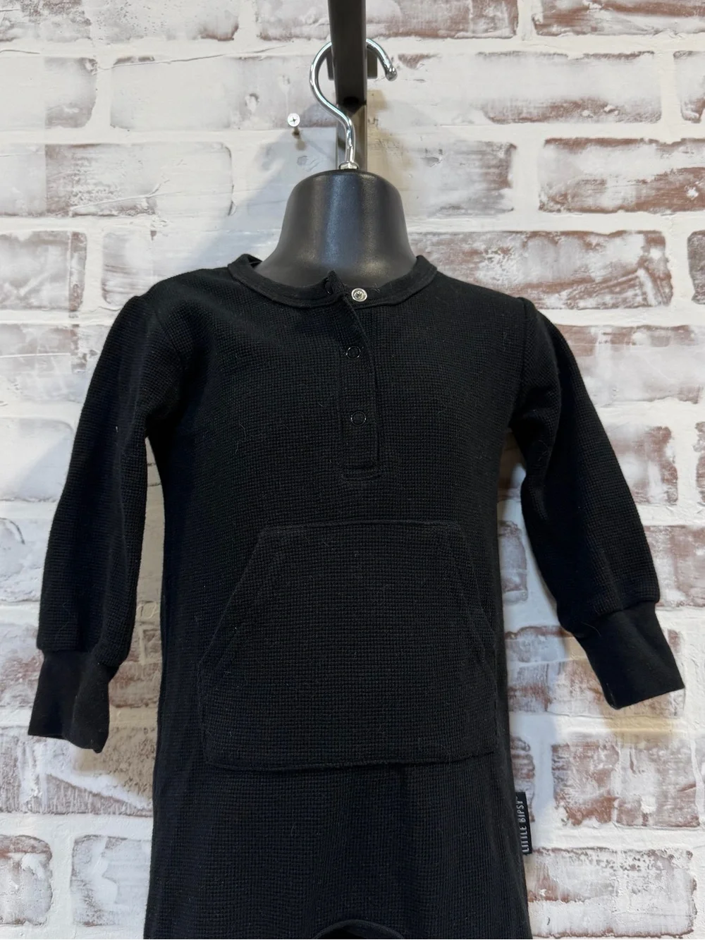 Little Bipsy Waffle-Knit thermal outfit bundle